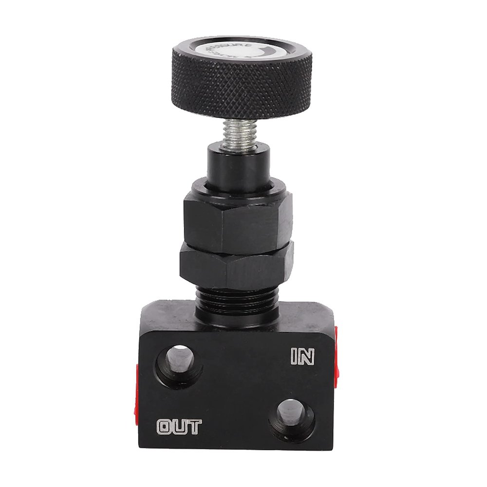 Universal Aluminum Brake Proportion Valve, Adjustable Brake Bias Adjuster with 1 8NPT Ports for Motorsport Use