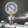 Nurnesy Vacuum Pressure Air Pressure Meter Instrument 0-14psi Range with NPT 1/8in Connector for Home Measurement Water Gage Test view 4