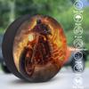 Huoxingcun Tire Cover Spare Tire Cover, Waterproof and Dustproof Universal Tire Protector Suitable for Trailer RV SUV and Many Vehicles Tires 14 in Motorcycle view 3
