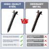 Screw Man BAS01003 Air Box Bolt Screws (5 Pair) Compatible with GM Style Air Box, Replace Part Number 12549031, 11549031 and 6509605AA, for Chrysler, Jeep, Dodge, Ram view 3