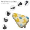ZERAOKE Waterproof Bike Seat Cover, Universal Adjustable Non-Slip Bicycle Saddle Protector for Rain Commuting Cycling, Yellow Chicken, Durable Oxford Seat Cover for Mountain Folding Bikes view 3