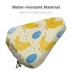 ZERAOKE Waterproof Bike Seat Cover, Universal Adjustable Non-Slip Bicycle Saddle Protector for Rain Commuting Cycling, Yellow Chicken, Durable Oxford Seat Cover for Mountain Folding Bikes view 4