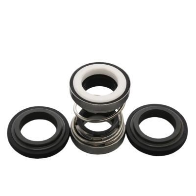 1pcs 12mm 14mm 15mm 16mm 17mm 18mm 19mm 20mm 22mm 24mm 25mm 28mm 30mm 32mm 202 Series Mechanical Shaft Seal For Inline Water Pump(CE-CA-NBR,16mm)