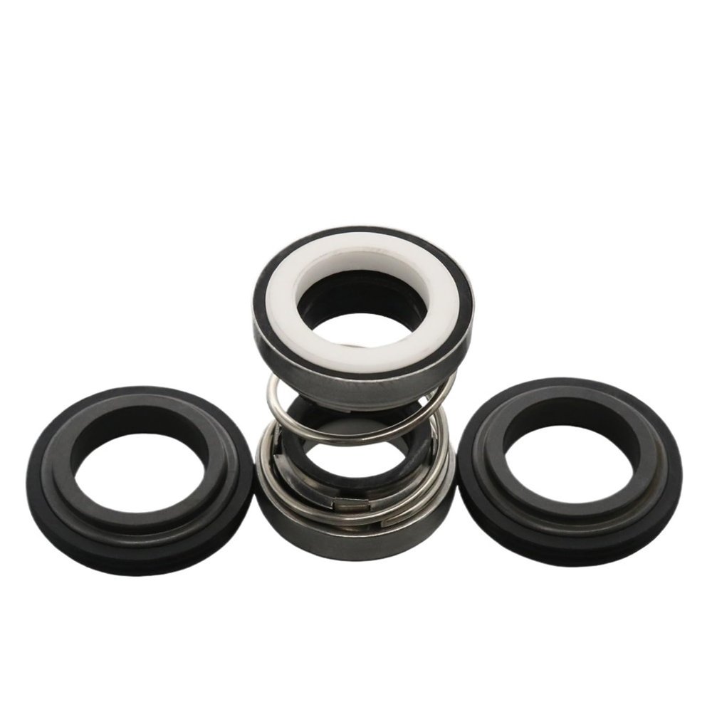 1pcs 12mm 14mm 15mm 16mm 17mm 18mm 19mm 20mm 22mm 24mm 25mm 28mm 30mm 32mm 202 Series Mechanical Shaft Seal For Inline Water Pump(CE-CA-NBR,16mm)