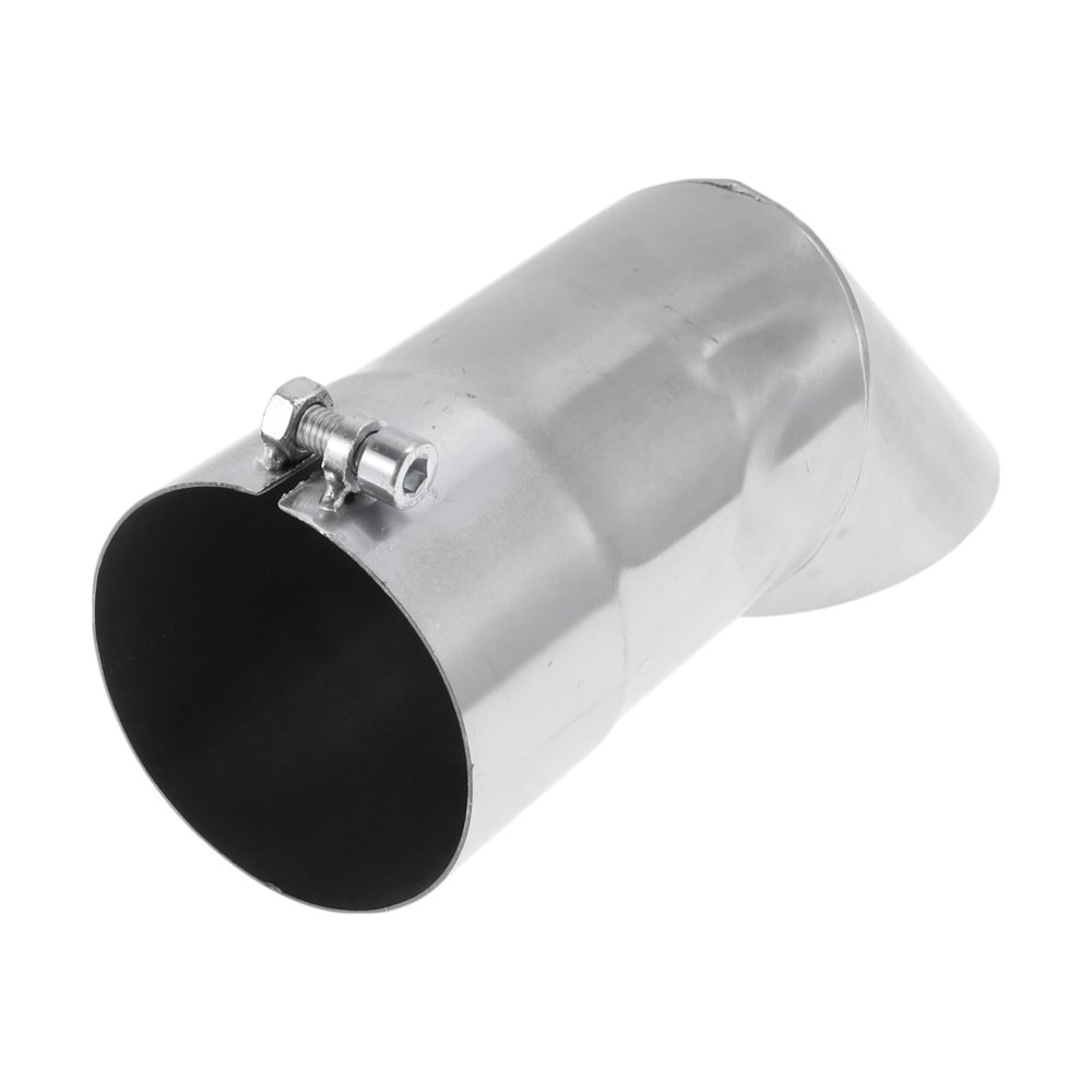 Motoforti 3.1" ID Inlet Turn Down Exhaust Tip T304 Stainless Steel Surface Polishing Mandrel Bend Elbow Tube 9.1" Overall Length Suitalbe for 3.1" OD Tailpipes