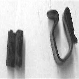 1966-1967 Corvette Clip Set S Clip Horn Wire 1 Small Clip And 1 Large Clip