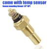 BLLYOGU 2" Water Temperature Gauge, 12V Digital Temp Meter Kit view 4