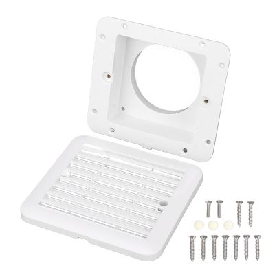 JAOCDOEN RV Side Vent Grille Water Air Exchange Versatile RV Ventilation Outlet Grille for Campervan Trailer Boat Caravan Yacht