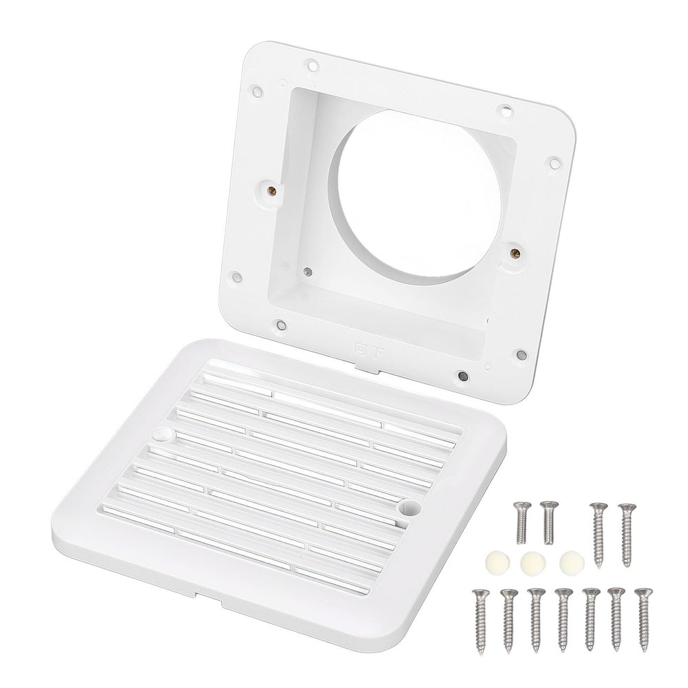 JAOCDOEN RV Side Vent Grille Water Air Exchange Versatile RV Ventilation Outlet Grille for Campervan Trailer Boat Caravan Yacht