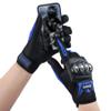 ANJMEICH Motorcycle Gloves Men's Long Finger Full Finger Cycling Cycling Bike Outdoor Sport Off-Road Racing Anti-Slip Wear(Black, XL) view 2