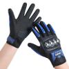 ANJMEICH Motorcycle Gloves Men's Long Finger Full Finger Cycling Cycling Bike Outdoor Sport Off-Road Racing Anti-Slip Wear(Black, XL) view 3
