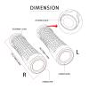 DONGMION Motorcycle CNC 7/8" 22MM Handlebar Cover Handlebar Cover End Plug for H CMX250 1985 1996 1997 1998 2004 2007 2012(Silver) view 4