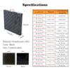Rv Jack Pads Stabilizing StandsJack Pad6 4 2 1 Pack Crane Outrigger Pads 5-40 Ton, Truck/Trailer/Rv Jack Landing Pad Black Waterproof Stabilizer - with Textured Surface & Built-in Handle, view 2