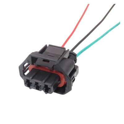 automotive wire connectors 1/5/10 Pcs 3 Pin Automotive Cable Harness Plugs Connector 936060-1 Car maintenance(Female with wire,1pcs)