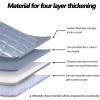 MotorCart Basics Hail Protection car Cover Compatible with Mercedes ML 280 2005-2010,Half car Covers UV Protection, dustproof, Windproof with Reflective Strips(Silver) view 2