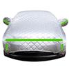 MotorCart Basics Hail Protection car Cover Compatible with Mercedes GLC 350d,Half car Covers UV Protection, dustproof, Windproof with Reflective Strips(Silver) view 1
