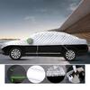 MotorCart Basics Hail Protection car Cover Compatible with Mercedes GLC 350d,Half car Covers UV Protection, dustproof, Windproof with Reflective Strips(Silver) view 4