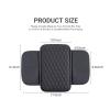 hhFChi Car Armrest Storage Mat for Audi A4 B9 8W 2015-2018 2019 2020 2021 2022 2023 2024 2025, Leather Car Center Console Cover pad Arm Rest Cushion Protector with Storage Bags Accessories,Grey view 2