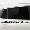 Leniutor 1pcs Reflective Sports Car Sticker, Waterproof Vinyl Safety Car Signs, Caution Warning Decal for Car Truck Bumper Window (White) view 3