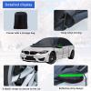 MotorCart Basics Half car Cover Compatible with Subaru Impreza Wagon 2000-2003,dust-Proof,Waterproof,Snow-Proof,Windproof(Black) view 4
