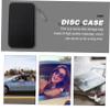 PHENOFICE Slot CD Holder Case Durable Pressure Storage Pouch for Dvd Protection Lightweight Travel Organizer with Zipper Closure for Easy Access view 4