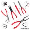 2 Pieces Electrical Disconnect Pliers for Cars, Automotive Electrical Plug Connector Disconnect Tool and Connector Separator and Hose Clamp Pliers view 2