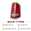 JSBOYAT Tail Light Fit for 2011-2014 Chrysler 300 with Chrome Accent RH view 2