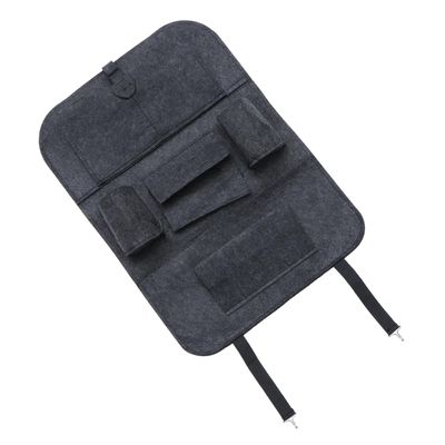 SOPOTUTU Luxury Car Backrest Protector Fit Multi-compartment Storage Bag for Pad Phone Bottle Umbrella