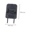 SOPOTUTU Luxury Car Backrest Protector Fit Multi-compartment Storage Bag for Pad Phone Bottle Umbrella view 2