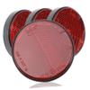 VALICLUD 8pcs Round Reflectors for Trailers Waterproof Reflective Stickers Red Reflector Markers for Driveway and RV Accessories view 1