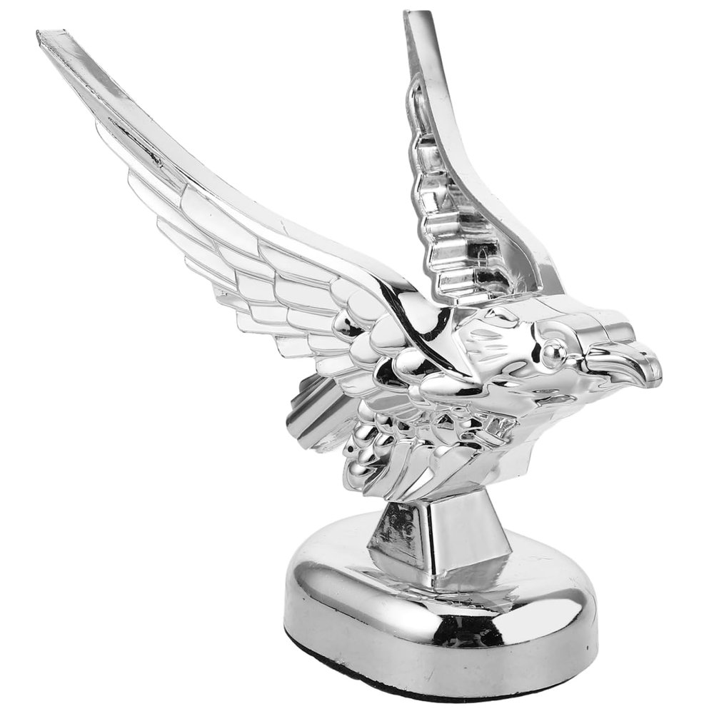 BRIGHTFUFU 1Pc 3D Eagle Hood Ornament Universal Car Hood Decoration Metal Front Ornament for Trucks and Cars Vehicle Decoration Accessories