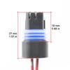 Connector for Ford, Lincoln (Motorcraft). Female. 2-PIN. WPT-751 view 4