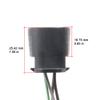 Connector for Toyota, Lexus, Scion. Female. 4-PIN. 90980-11964 view 4