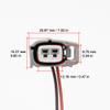 Connector for Sumitomo. Female. 2-PIN. 6189-0611 view 3