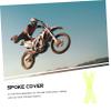 FOYTOKI 72pcs Dual Color Spoke Covers for Wheelchair Wheels PE Protectors view 3