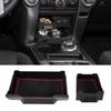 Xomzema Upgrade 2PCS Console Storage Drawer for Toyota 4Runner 2014-2022 2023 2024 5th Gen, Interior Accessories Dashboard Front Mounted Extra Insert Storage Box Organizer with Anti-Slip Mat view 1
