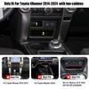 Xomzema Upgrade 2PCS Console Storage Drawer for Toyota 4Runner 2014-2022 2023 2024 5th Gen, Interior Accessories Dashboard Front Mounted Extra Insert Storage Box Organizer with Anti-Slip Mat view 3