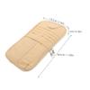 Luxshiny Car Visor Organizer Pouch Capacity Storage for Sunglasses Cards Documents Durable PU Material Space Saving Car Interior Accessories for Suv Truck Beige view 2