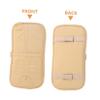 Luxshiny Car Visor Organizer Pouch Capacity Storage for Sunglasses Cards Documents Durable PU Material Space Saving Car Interior Accessories for Suv Truck Beige view 3