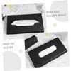 FELTECHELECTR 2Pcs Car Visor Tissue Holder Stylish Hanging Tissue Pouch for Easy Access to Towels and Masks Secure Hook Design for Dashboards and Armrests Durable and Reusable Car view 3