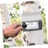 Stainless Steel Doorbell Rain Cover for Outdoor Garage Exterior view 4