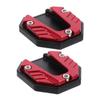 MAGICLULU 2Pcs Slip Motorcycle Kickstand Foot Pad Extension Side Stand Support Base for Enhanced Stability Safety Compatible with Various Motorcycle Models view 1