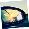 Zerodeko 2Pcs Adjustable Fan Shaped Convex Mirror for Car Rearview Frameless Side View Mirror Easy Stick Installation Enhanced Safety for Elimination view 4