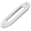 FRELEAN Winch Hawse Fairlead, Aluminum Fairlead with Non-Binding Design, 10in/25.4cm for Synthetic Rope Off-Road Vehicles & ATV 8000-15000lb (Silver) view 3