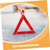 Unomor 2Pcs Roadside Warning Triangle Kit Reflective Safety Sign for Cars Durable High Visibility Quick Setup Space Saving Design view 3