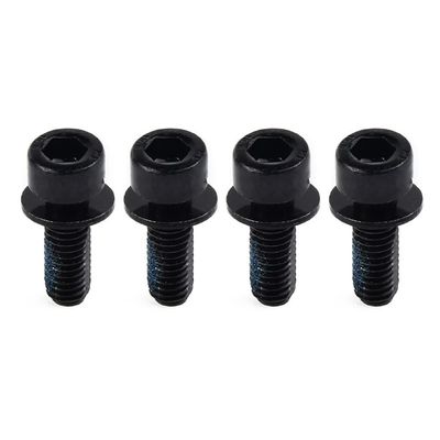 LCCBMMD Motorcycle Repair Parts 4pcs Bicycle Hydraulic Disc Brake Caliper Bolts Bike M6 Screws Bicycle B Isc Brake Caliper Bolts Bike M6 Screws Bicycl Durable
