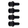 LCCBMMD Motorcycle Repair Parts 4pcs Bicycle Hydraulic Disc Brake Caliper Bolts Bike M6 Screws Bicycle B Isc Brake Caliper Bolts Bike M6 Screws Bicycl Durable view 2