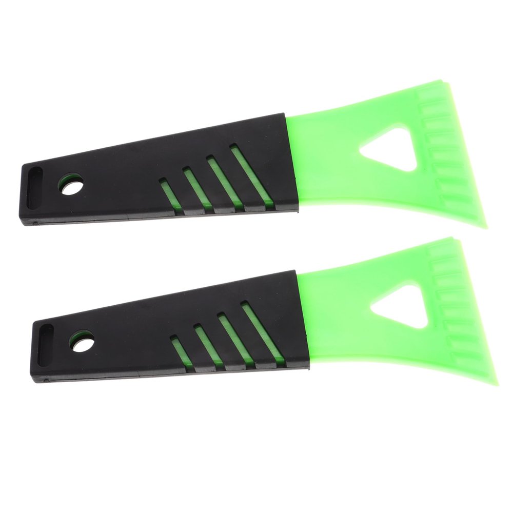 Mini Plastic Ice Scraper Snow Removal for Car Windshield 2Pcs Xmas