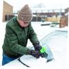 Mini Plastic Ice Scraper Snow Removal for Car Windshield 2Pcs Xmas view 4