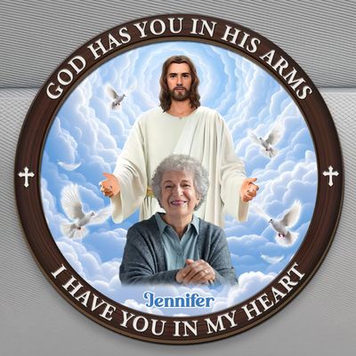 Personalized Memorial Car Visor Clip with Photo I'm Always with You Cardinal Visor Keepsake for Loss of Loved One, Custom Sympathy Gift for Mom, Dad, or Grandparent
